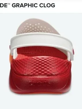 Crocs Lite Ride Red Color CROCS | Shoes | Crocs Literide Clog In Cream Red And Orange | Poshmark